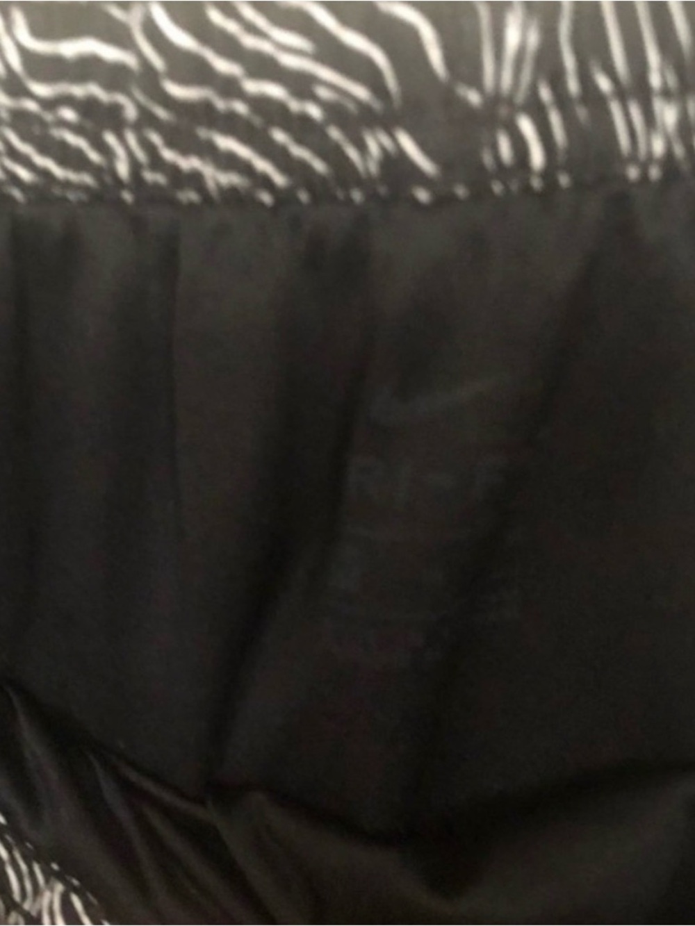 Nike Dri-FIT Tempo Running Shorts M Black White Wave Print Pink Trim - Picture 4 of 4